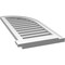 Ekena Millwork Quarter Round Top Right Surface Mount PVC Gable Vent w/ 2"W x 2"P Brickmould Sill Frame, 16"W x 36"H GVPQR16X3603SF - alternate 4